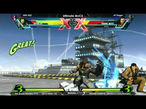 The Break #151 - UMvC3 FR - EMP KDZ VS HT Zinger