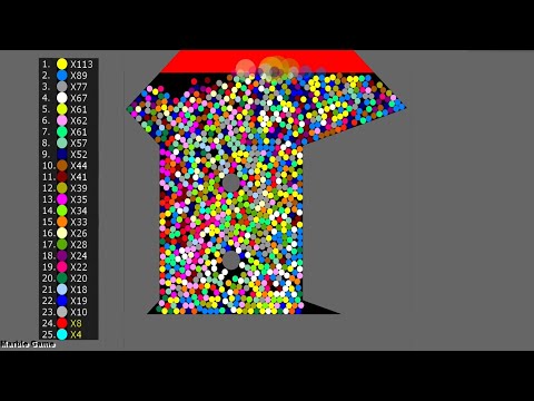 Survival Proliferation 89 - Marble Race in Algodoo