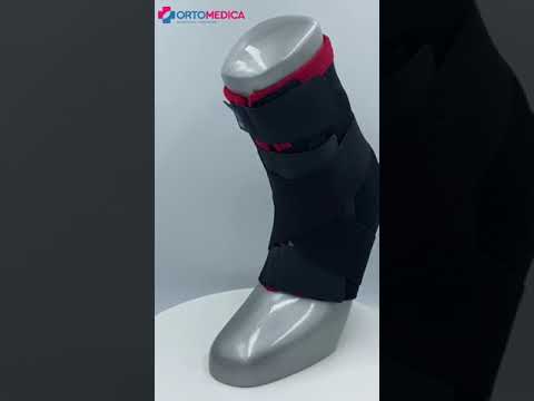 Бандаж на голеностоп Aurafix 404 разъемный при нестабильности связок, для восстановления после гипса, травм и ушибов