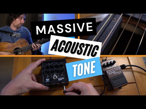 How To Get A Huge Acoustic Guitar Sound - Pickup Hack/Trick