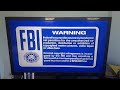 Blue FBI Warning 2000 2006 Walt Disney Home Video 1991