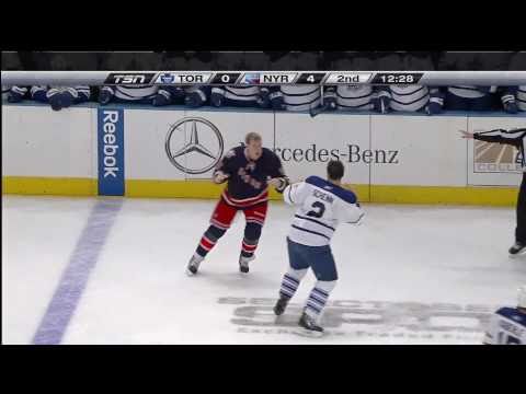 Luke Schenn vs Dale Weise - Jan 19th 2011 (HD)