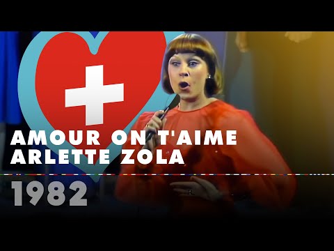 AMOUR ON T'AIME – ARLETTE ZOLA (Switzerland 1982 – Eurovision Song Contest HD)
