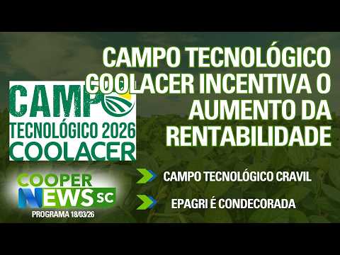 Campo Tecnológico da Coolacer, 70 anos da Epagri e formação cooperativista | Cooper News SC