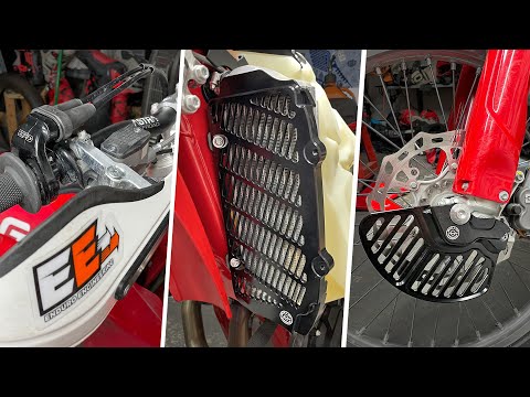 Dirt Bike Protection Parts Added to the GasGas EX350F