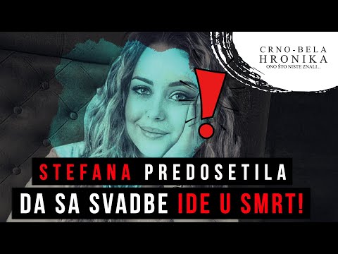 STEFANA PREDOSETILA da sa svadbe ide u smrt - CRNO-BELA HRONIKA