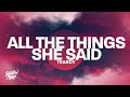 All the Things She Said - TEABOY Flip (TikTok Remix)