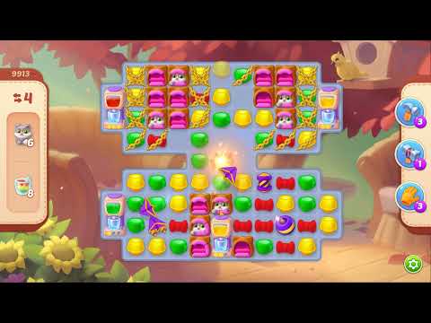 Homescapes Level 9913 No Boosters Gameplay