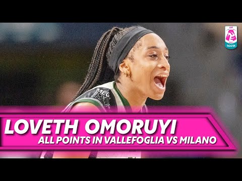 LOVETH OMORUYI, All points in Vallefoglia - Milano | Best Performance | LVF 2025/2026