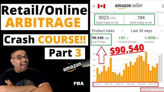 Amazon FBA Retail & Online Arbitrage Crash Course $90,540/Month🔥Live Q&A!