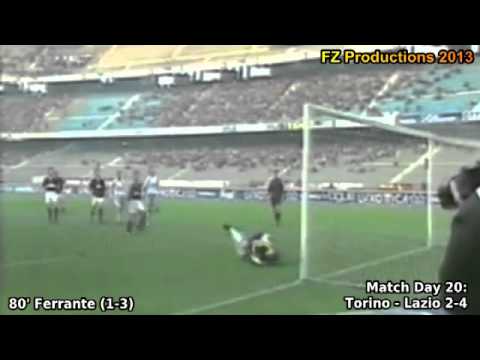 Serie A 1999-2000, day 20: Torino - Lazio 2-4 (Ferrante goal)