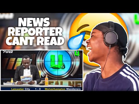 The Really Funny News Reporter who can't read (Try Not Laugh)