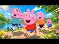 Peppa Un Paseo Rápido Se Convierte En La CARRERA Más Divertida De PEPPA Animación 2D De Peppa