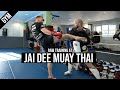 Raw Training At Jai Dee Muay Thai | Siam Boxing | GYM - Pad Work, Sparring, Clinching