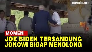 Download lagu Momen Joe Biden Tersandung, Jokowi Sigap Menolong di Acara KTT G20 Bali mp3