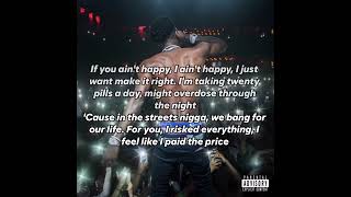 NBA YoungBoy - No Love Lyrics