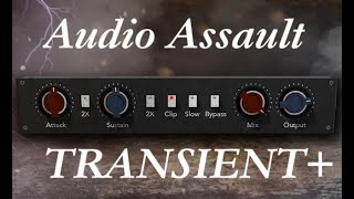 Video thumbnail for Audio Assault Transient+ Plugin - Transient Plus (Designer - Shaper) by Julian Doe