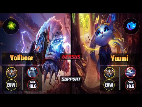 Challenger VOLIBEAR [Aftershock] (Support) VS  YUUMI - Challenger EUW Patch 10.6
