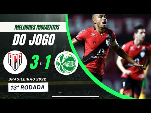 ATLÉTICO GO 3 x 1 JUVENTUDE | MELHORES MOMENTOS BRASILEIRÃO 2022 | RODADA 13