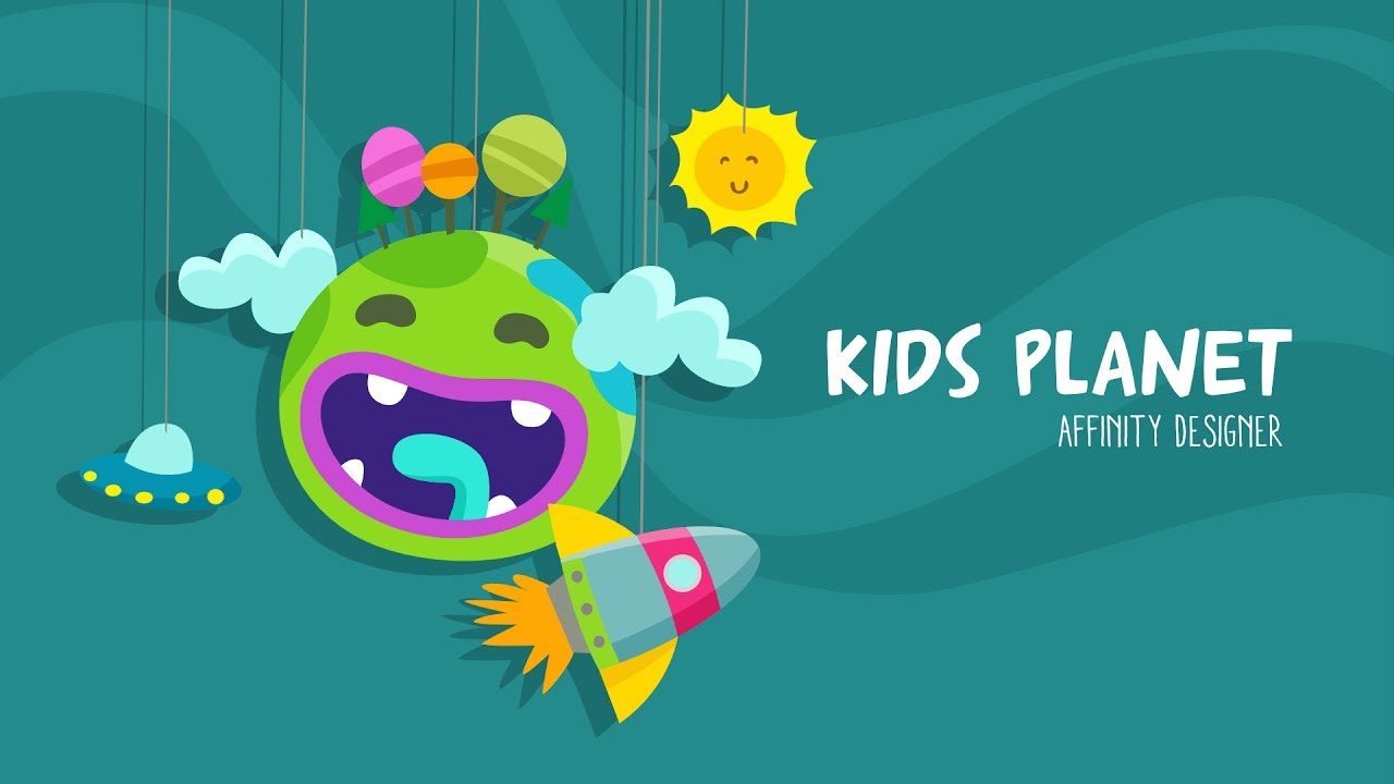 Kids Planet - Vector art in Affinity Designer