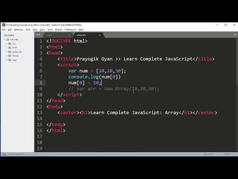 JavaScript Array in Hindi Part5