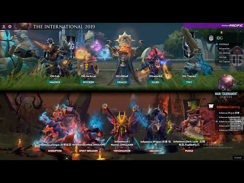 The International 2019 |  Main Tournament | Group Stage Group B |  OG vs Infamous  -  Game 2
