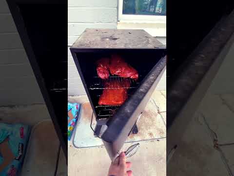Setting up the cheap Masterbuilt Electric Smoker for a boneless pork butt - so easy