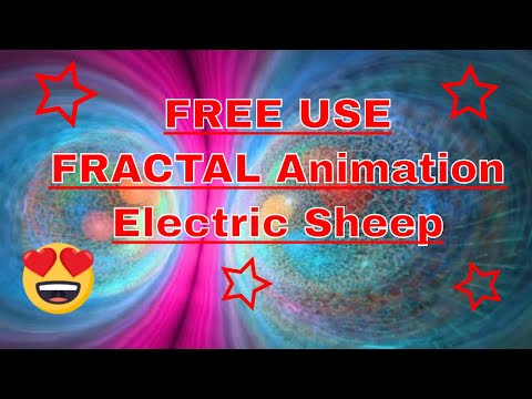 [5.55 Hours] Fractal Animations Electric Sheep Compiled - Video Only -FREE USE - 1080HD