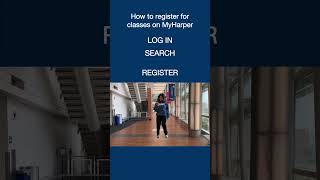 How to register for classes on MyHarper