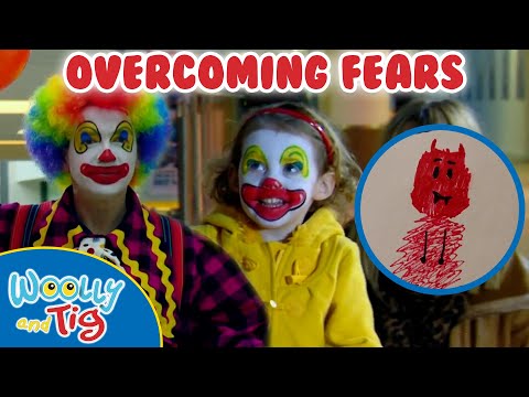 @WoollyandTigOfficial - ✨ Tig Overcomes Her Fears! 👏🤡 | TV Show for Kids | Toy Spider