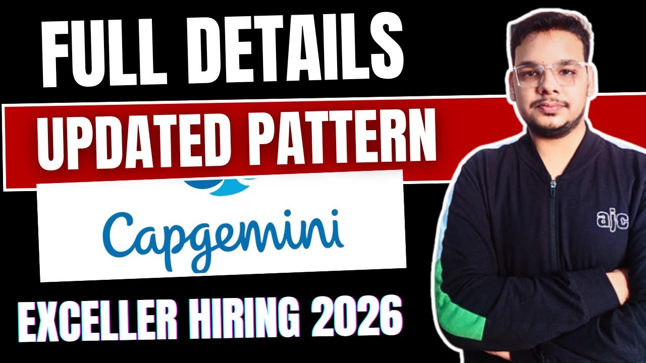 Capgemini Hiring 2026 | Updated Capgemini Exam Pattern | Actual Capgemini Assessment Details 2026