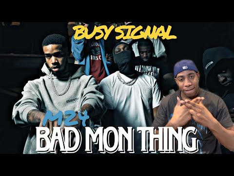 🗽ROADMANDANGER REACTS - 🇬🇧M24 x 🇯🇲BUSY SIGNAL : BAD MON THING  #roadmandanger2.0