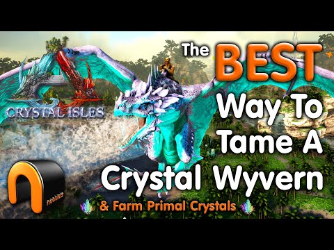 ARK How To Tame Crystal Wyverns & Farm Primal Crystals