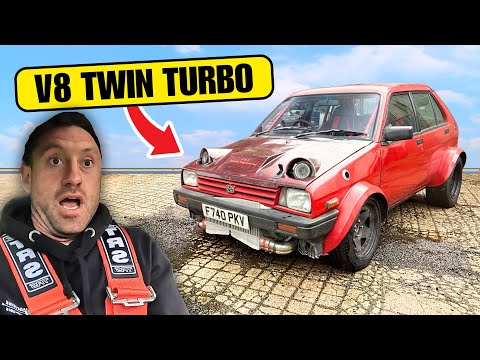 INSANE TWIN TURBO V8 SUBARU JUSTY - THIS SHOULD NOT BE POSSIBLE