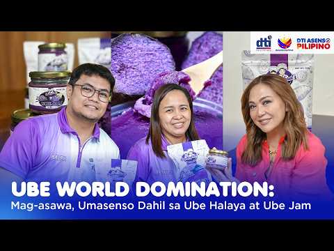 UBE WORLD DOMINATION: Mag-asawa, Umasenso Dahil sa Ube Halaya at Ube Jam | DTI: ASENSO PILIPINO