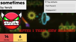 SOMETIMES 100% [14th GDDL Victor] this level took me 1 YEAR TO BEAT: (NEW HARDEST) /// TENZK