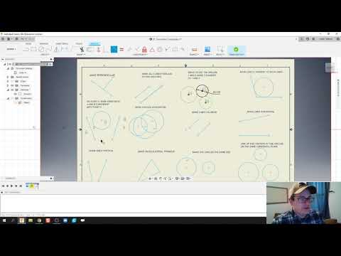 Geometric Constraints - Day 27 of 100 Autodesk Fusion 360 Journey