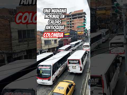 Así inician las mañanas en Caldas Antioquia, con una temperatura de 17 grados