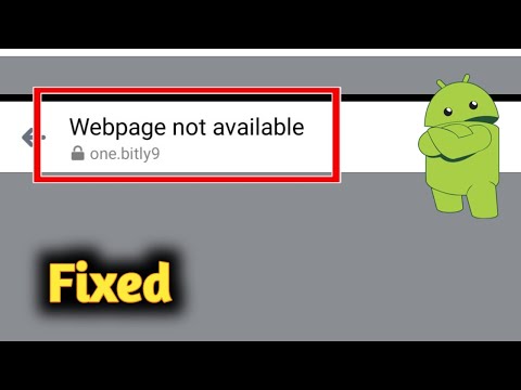 Fix Webpage not available problem solved