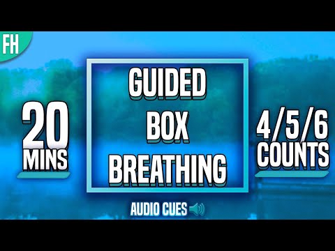 Guided Box Breathing - 20 Minute Meditation (4/5/6 Counts)