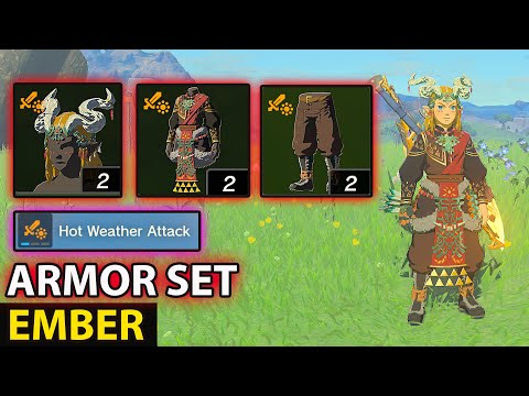 Where You Can Find Hot Weather Attack Armor Set (Ember) Location Guide Zelda: Tears of the Kingdom