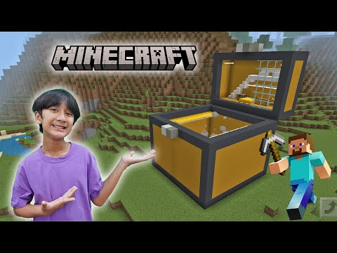 EPIC! Build a Treasure Chest House in Minecraft!