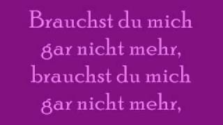 Die Prinzen - Ich brauch dich gar nicht mehr (lyrics)