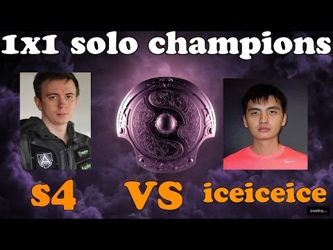 Dota 2 - s4 vs iceiceice Solo champions @ TI4