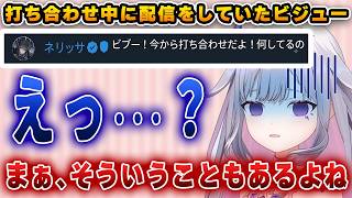 ｢私のせいじゃない!!｣配信中、打ち合わせがあったことが発覚した時のビジュー【ホロライブEN/ビジュー】