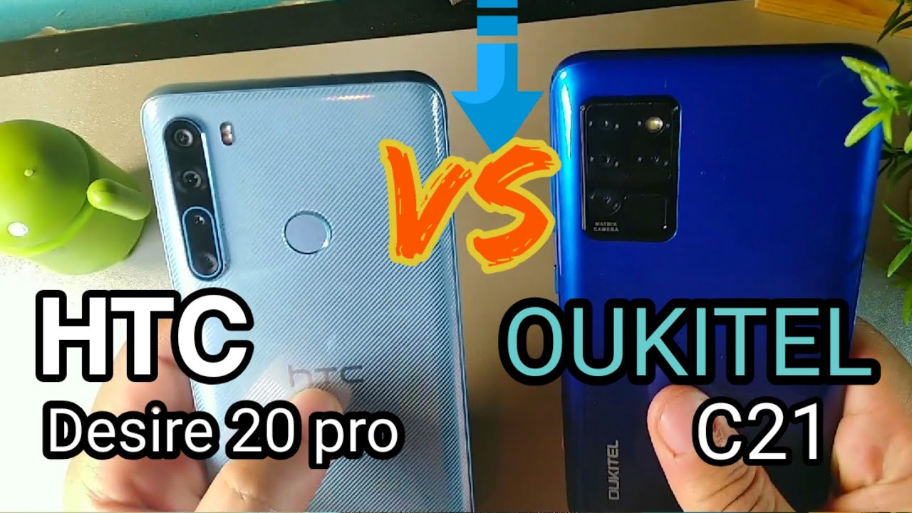 HTC Desire 20 Pro VS Oukitel C21 | Speed Test, Gaming, Geekbench 5!