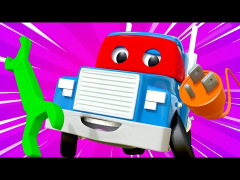 Super Kamion Carl u Auto Gradu 🚚 ⍟  Majstor za popravke - Crtani sa kamionima za djecu