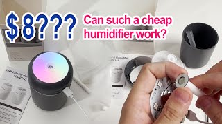 Dismantling item 7: Display and dismantling of the H20 air humidifier. How do mini humidifiers work?