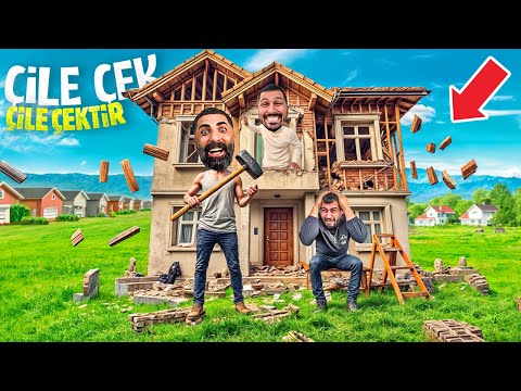 ÇİLE ÇEK ÇEKTİR #2 | ENESİN EVİNİ YIKTIK | SEFANIN TELEFONUNU UÇURDUK