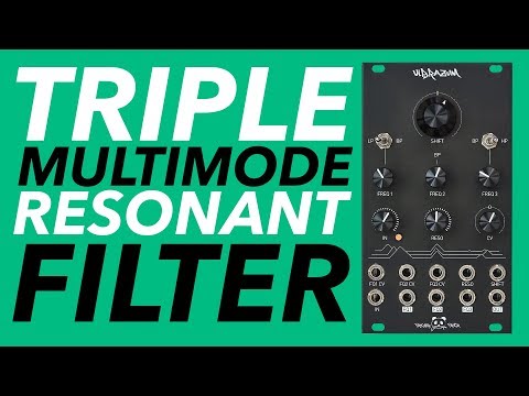 Patching Panda Vibrazum // Triple Resonant Multimode Filter in Eurorack